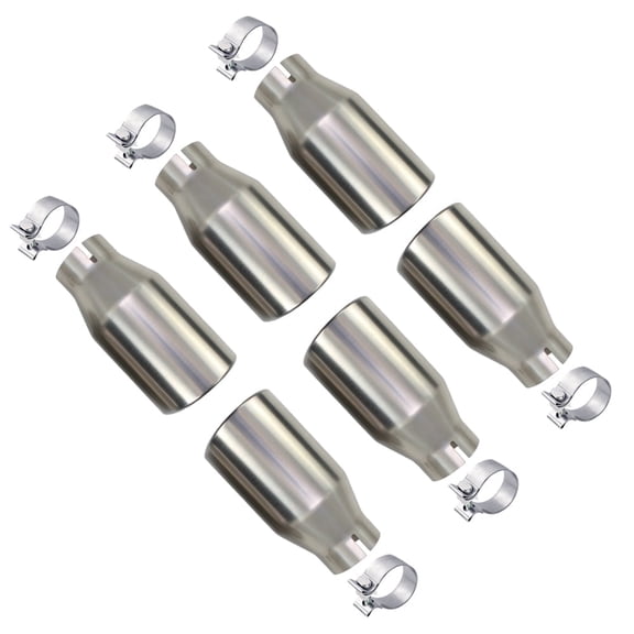 Colt Exhaust Stainless Steel Universal Exhaust Tips (6-Pack) 3" ID, 2.5" OD, 7.3" Length