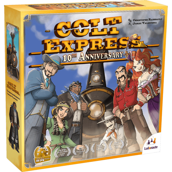 Colt Express 10th Anniversary Big Box Board Game for Ages 10 and up, from Asmodee