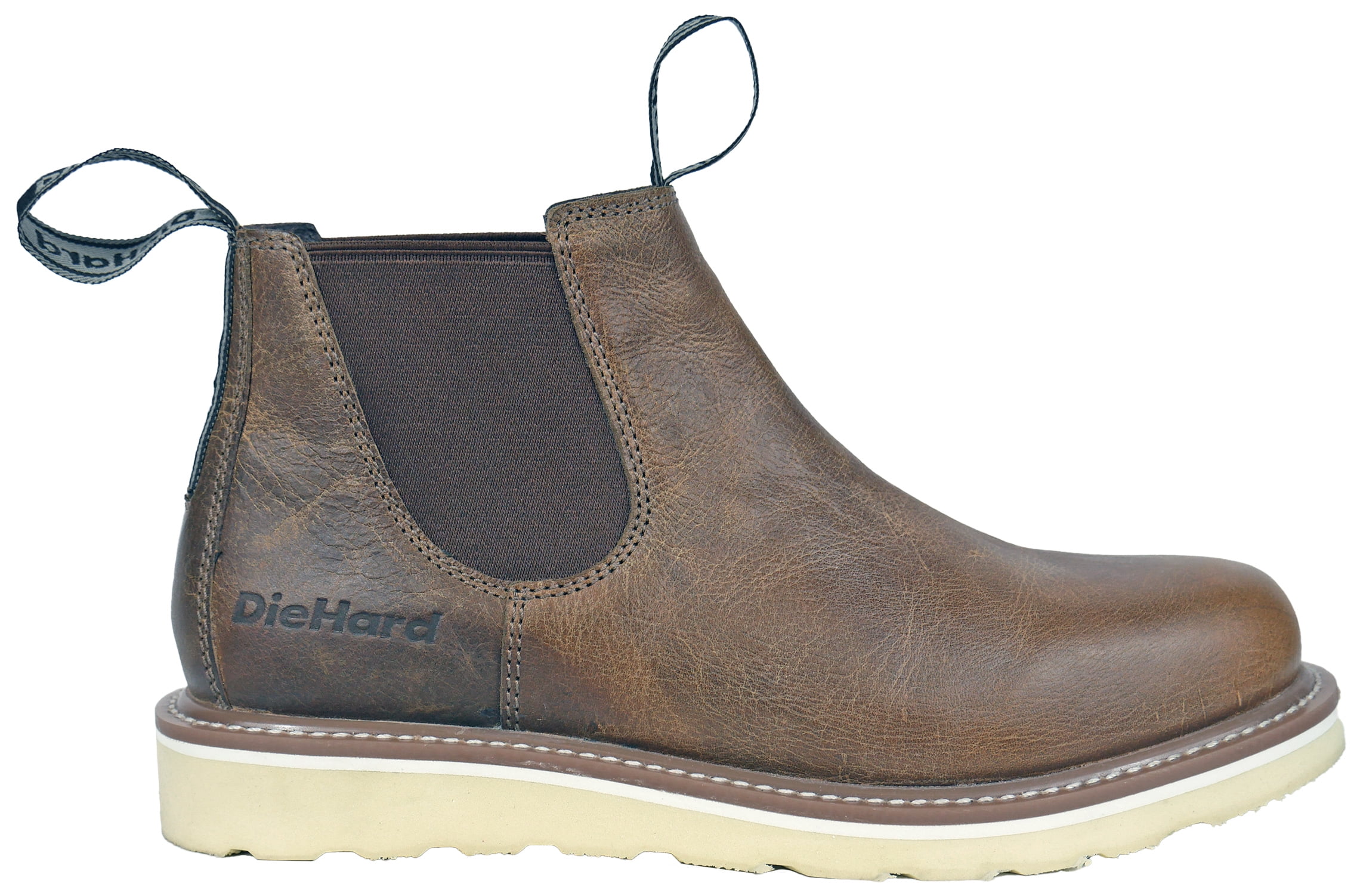 DieHard Men's Hiking Casual & Dress Shoes, Wide Chunky Closed Toe Brown, Size 13