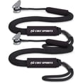 thumbnail image 1 of Colt Sports 2 Pack Bungee Dock Lines Mooring Rope for Boats - Black 5 ft - Stainless Steel Hooks, 1 of 6