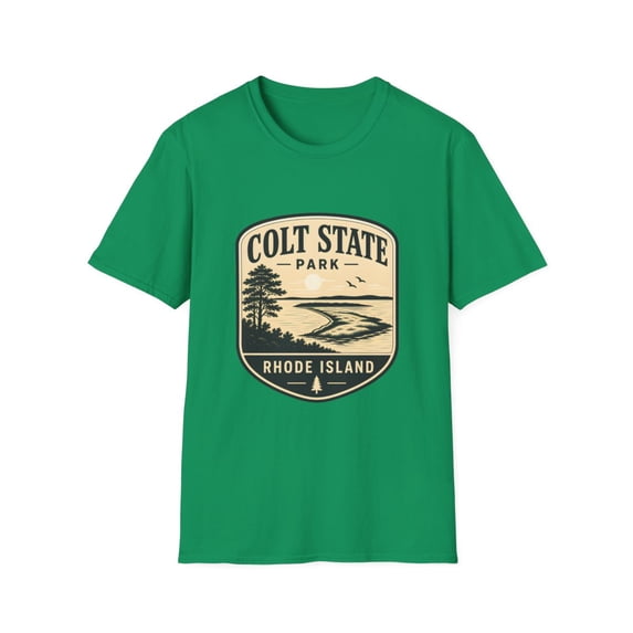 Colt State Park Rhode Island Scenic Nature Sunset Graphic T-Shirt ...