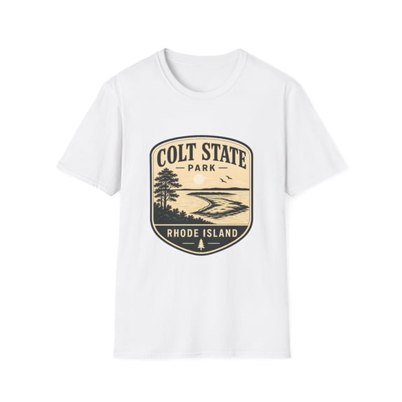 Colt State Park Rhode Island Scenic Nature Sunset Graphic T-Shirt ...