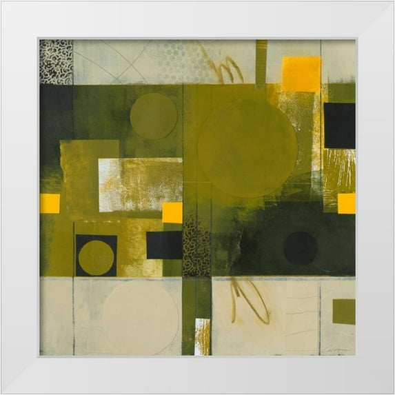 Colter, Deborah T. 12x12 White Modern Wood Framed Museum Art Print Titled - Shady Lane III