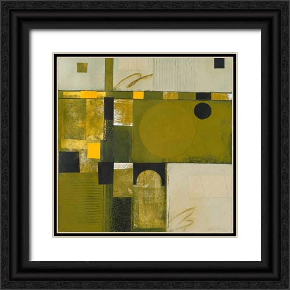 Colter, Deborah T. 26x26 Black Ornate Wood Framed with Double Matting Museum Art Print Titled - Shady Lane I
