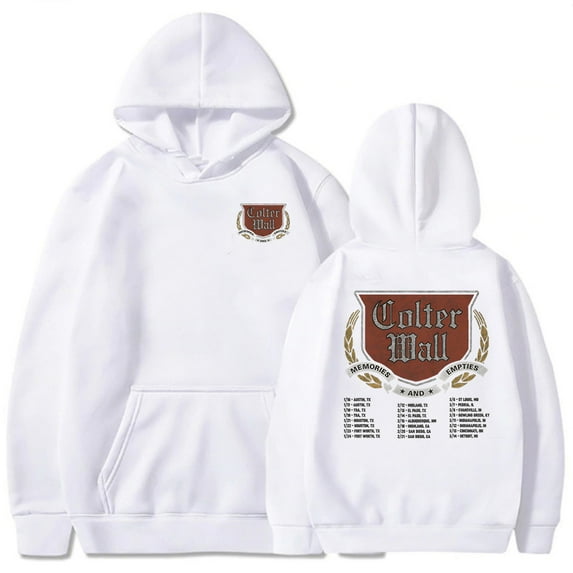 Hoodies For Men Streetwear 2026.Colter Wall: Memories and Empties Tour 2026 Hoodies Fashion Long Sleeve ...