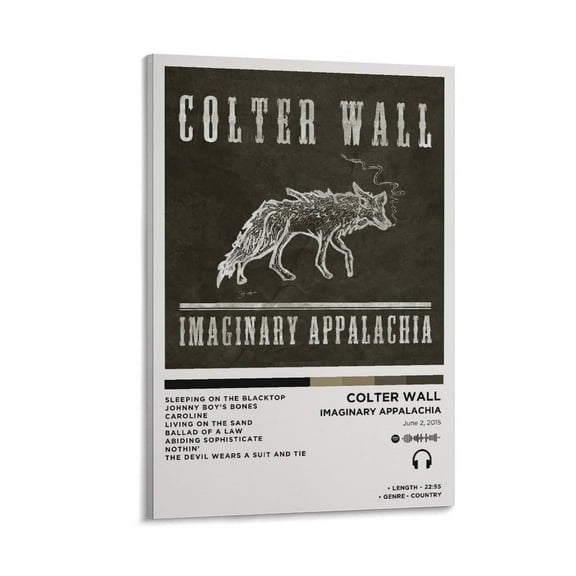 Colter Wall - maginary Appalachia Canvas Poster Bedroom Decoration Landscape Office Valentine's Birthday Gift