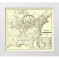 thumbnail image 1 of Colton 13x12 White Modern Wood Framed Museum Art Print Titled - United States Railroads - Colton 1870, 1 of 4