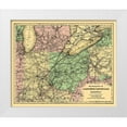 thumbnail image 1 of Colton 14x12 White Modern Wood Framed Museum Art Print Titled - Lake Erie and Louisville Railway - Colton 1872, 1 of 4