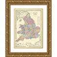 thumbnail image 1 of Colton 14x18 Gold Ornate Wood Framed with Double Matting Museum Art Print Titled - Great Britain England Wales - Colton 1855, 1 of 4