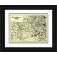 thumbnail image 1 of Colton 18x14 Black Ornate Wood Framed with Double Matting Museum Art Print Titled - Chester, Iron Mountain and Western 1881, 1 of 4