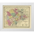 thumbnail image 1 of Colton 24x20 White Modern Wood Framed Museum Art Print Titled - Germany 2 - Colton 1855, 1 of 4