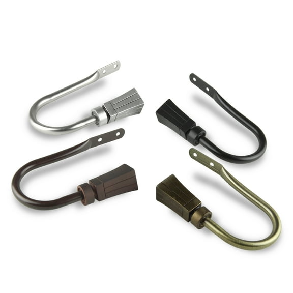 Colton Curtain Rod Holdback - Cocoa