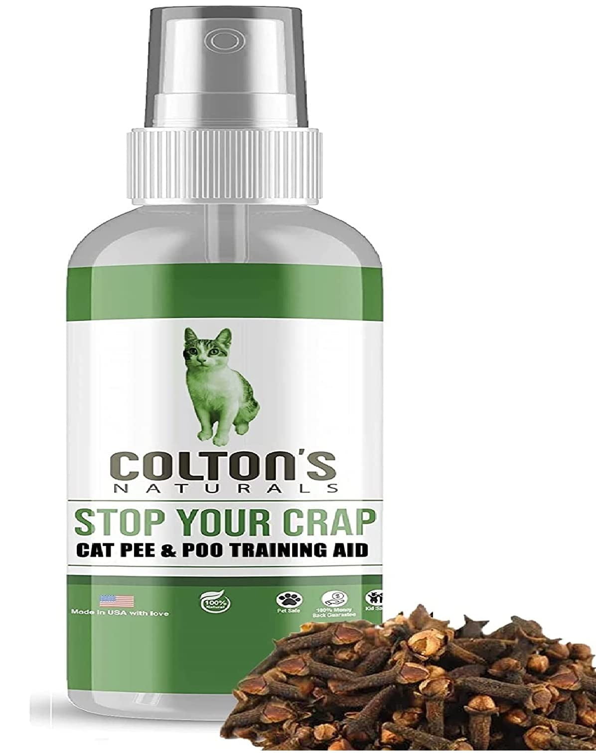 Colton's Naturals Cat Pee and Poop Spot Trainer Train Your Pet Stop