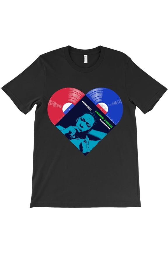Coltrane Jazz Vinyl Heart In Color Funny John Coltrane Music Fan H14395 T-Shirt, for Men and Women, Up to Size 5XL