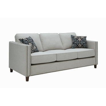 Rainn Upholstered Tight Back Sofa Latte - Walmart.com
