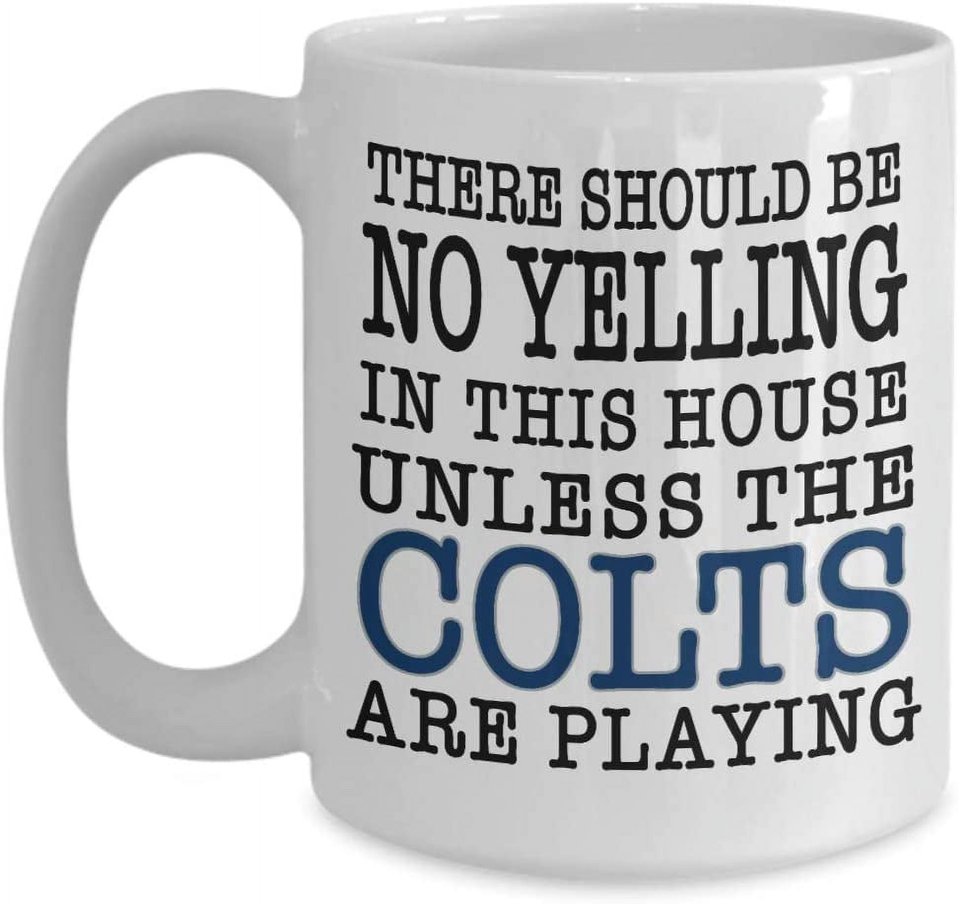 Indianapolis Colts 18oz. Football Mug - Yahoo Shopping