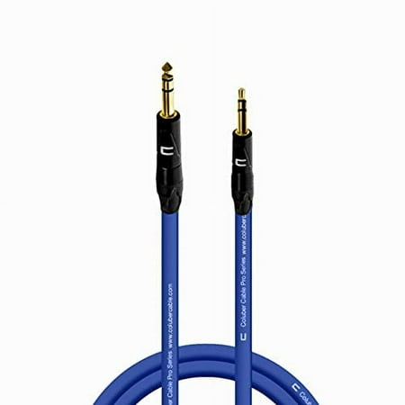 Coluber Cable 1/4" Balanced TRS Male to 3.5 TRS Male 6ft Audio Interface Connector
