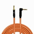 thumbnail image 1 of Coluber Cable - 1/4" TS Male to Right Angle 1/4" TRS - Pro 3-Pin Connector, 1 of 7
