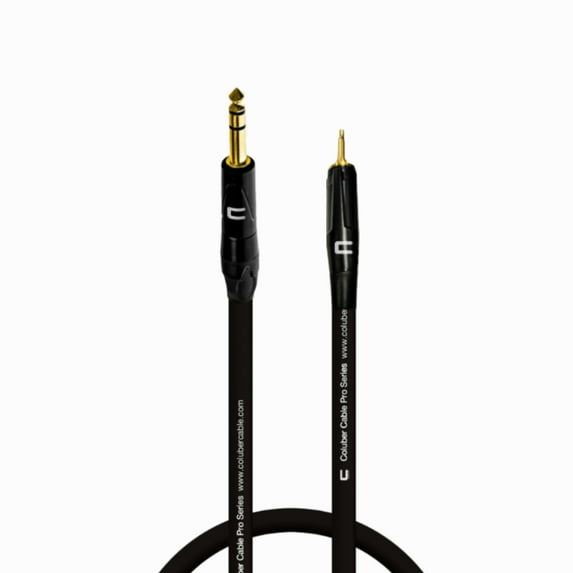 Coluber Cable 1/4" TRS Male to 3.5 TS Male 3-Pin Microphone Audio Connector