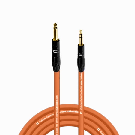 Coluber Cable 1/4" TS Male to 3.5 TRS Male - Pro 3-Pin Microphone Connector