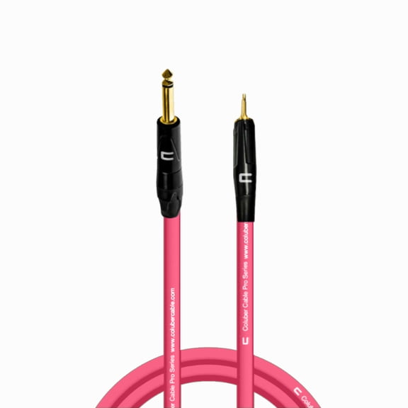 Coluber Cable 1/4" TS Male to 3.5 TS Male - Pro 3-Pin Microphone Connector