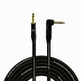 thumbnail image 1 of Coluber Cable - 1/4" TS Male to Right Angle 1/4" TRS - Pro 3-Pin Connector, 1 of 7