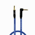 thumbnail image 1 of Coluber Cable - 1/4" TS Male to Right Angle 1/4" TRS - Pro 3-Pin Connector, 1 of 7