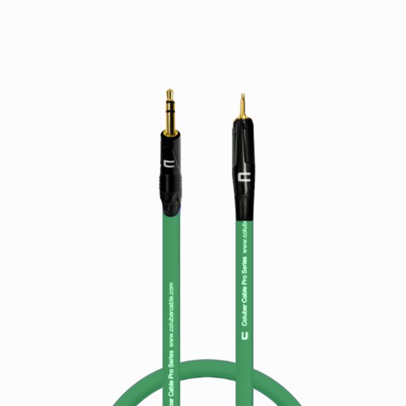 Coluber Cable 3.5 TRS Male TS to 3.5 TS Male - Pro Audio Interface Connector 1ft