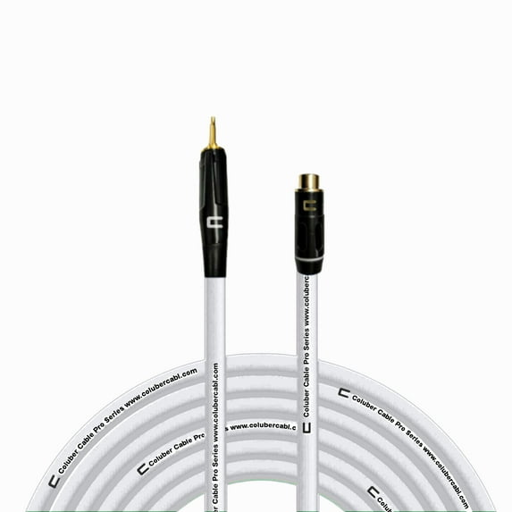 Coluber Cable 3.5 TS Male - RCA Female Audio Interface - Microphone Connector