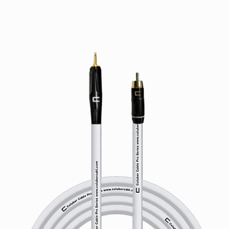 Coluber Cable 3.5 TS Male - RCA Male Audio Interface or Microphone Connector
