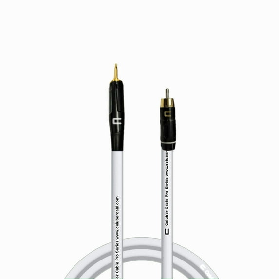 Coluber Cable 3.5 TS Male - RCA Male Audio Interface or Microphone Connector