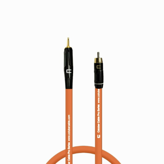 Coluber Cable 3.5 TS Male - RCA Male Audio Interface or Microphone Connector