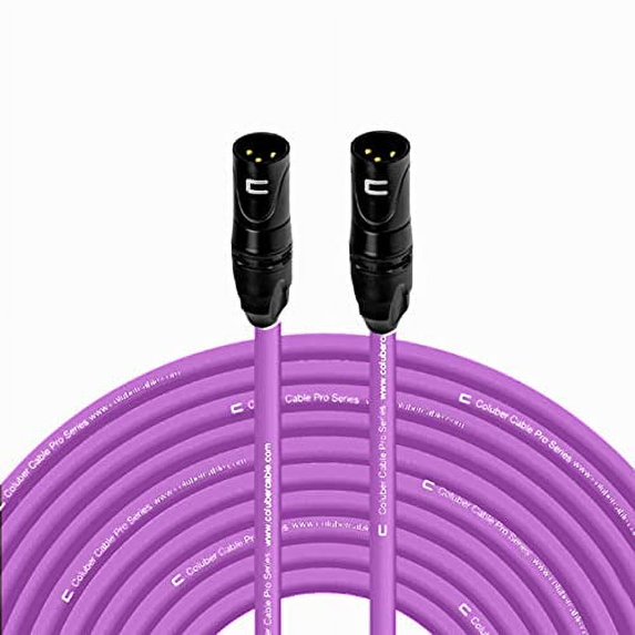 Coluber Cable 3-Pin Male Balanced XLR Cable-Professional Microphone Cable