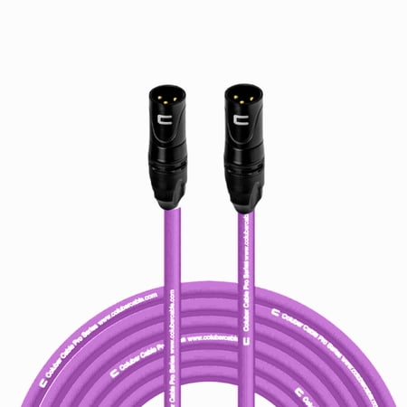 Coluber Cable 3-Pin Male Balanced XLR Cable-Professional Microphone Cable