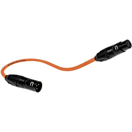 Coluber Cable 3-Pin Male to Female Balanced XLR Cable Audio Interface 0.5ft