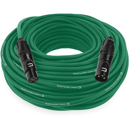 Coluber Cable 3-Pin Male to Female Balanced XLR Cable Audio Interface 100ft