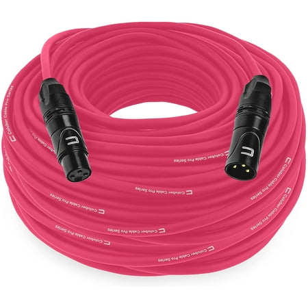 Coluber Cable 3-Pin Male to Female Balanced XLR Cable Audio Interface 100ft