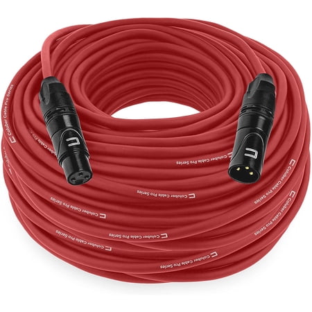 Coluber Cable 3-Pin Male to Female Balanced XLR Cable Audio Interface 150ft