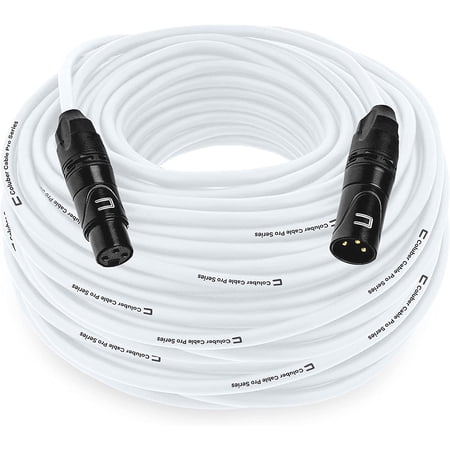 Coluber Cable 3-Pin Male to Female Balanced XLR Cable Audio Interface 150ft