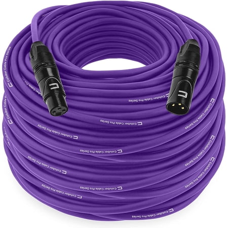 Coluber Cable 3-Pin Male to Female Balanced XLR Cable Audio Interface 200ft