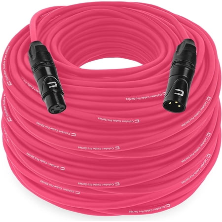Coluber Cable 3-Pin Male to Female Balanced XLR Cable Audio Interface 200ft