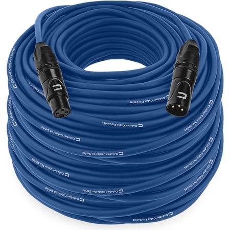 Coluber Cable 3-Pin Male to Female Balanced XLR Cable Audio Interface 200ft
