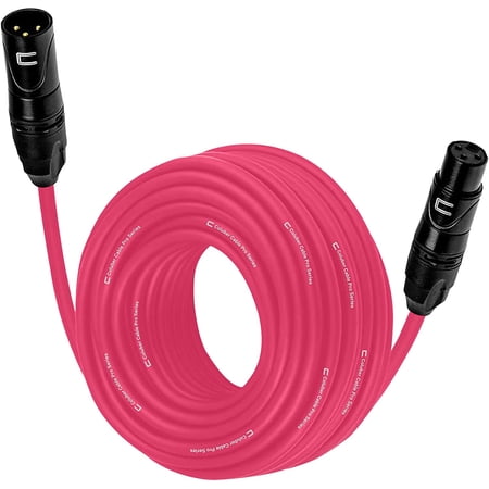 Coluber Cable 3-Pin Male to Female Balanced XLR Cable Audio Interface 30ft