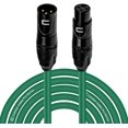 thumbnail image 1 of Coluber Cable 3-Pin Male to Female Balanced XLR Cable Audio Interface 35ft, 1 of 6