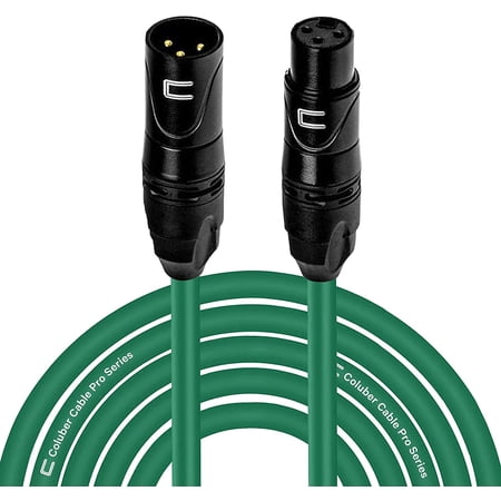 Coluber Cable 3-Pin Male to Female Balanced XLR Cable Audio Interface 35ft