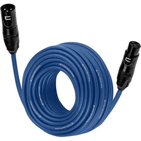 Coluber Cable 3-Pin Male to Female Balanced XLR Cable Audio Interface 35ft