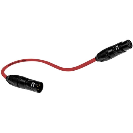 Coluber Cable 3-Pin Male to Female Balanced XLR Cable Audio Interface 3ft