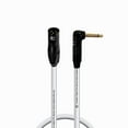 thumbnail image 1 of Coluber Cable - 3-Pin XLR Male to Right Angle 1/4" TS Unbalanced Mono Cable, 1 of 7