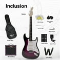 thumbnail image 1 of Coluber Cable 39 inch Electric Guitar Kit with Amp Bundle for Beginners, 1 of 7