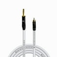 thumbnail image 1 of Coluber Cable Balanced 1/4" TRS Male - RCA Male - Pro 3-Pin Audio Connector, 1 of 7